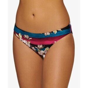 Hula Honey Juniors Size Medium Rose Sweet Bloom Hipster Bikini Swim Bottoms 1565